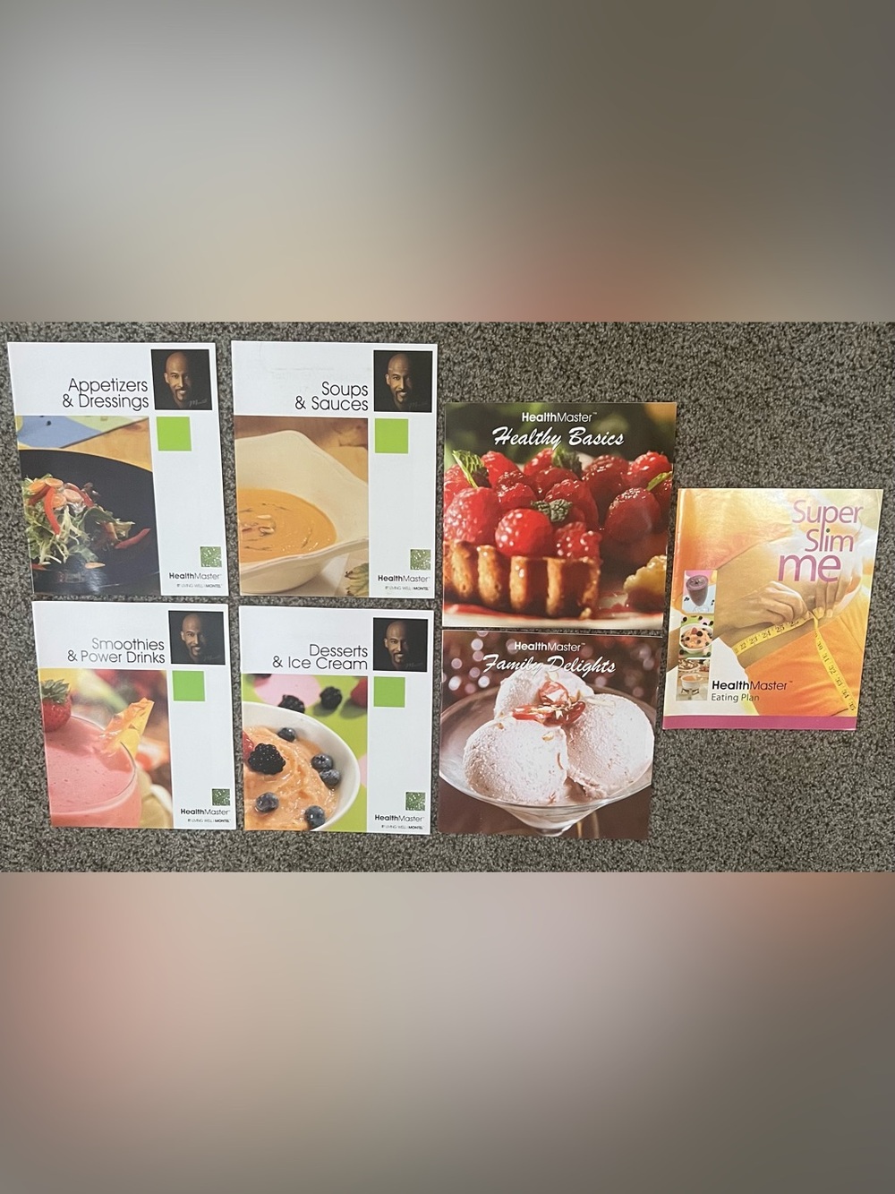 Montel Williams Living Well Health Master Recipe Book Set